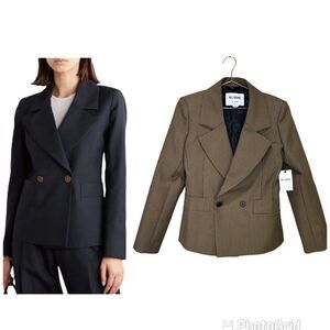 Re/Done Black and Gold Blazer